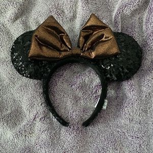 Disney Bronze Minnie Mouse Ears Headband